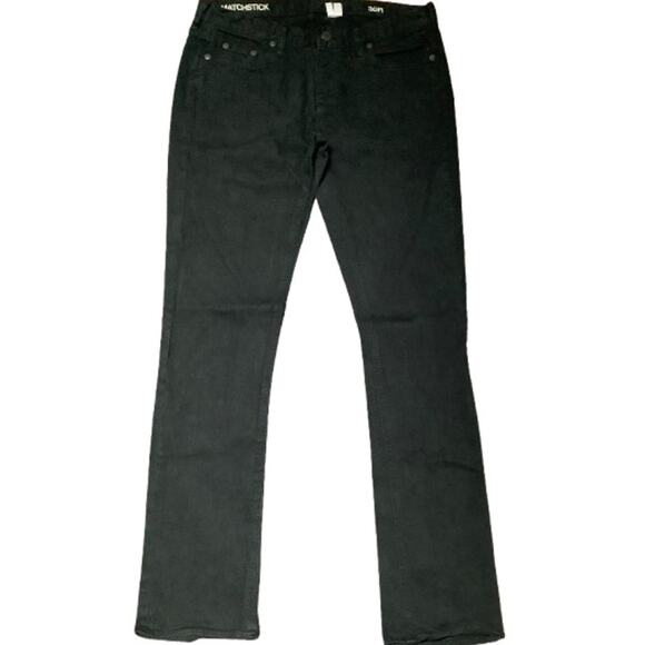 J.Crew Black Matchstick 30R Jeans - Preppy, Minimalist, Streetwear - Picture 1 of 7